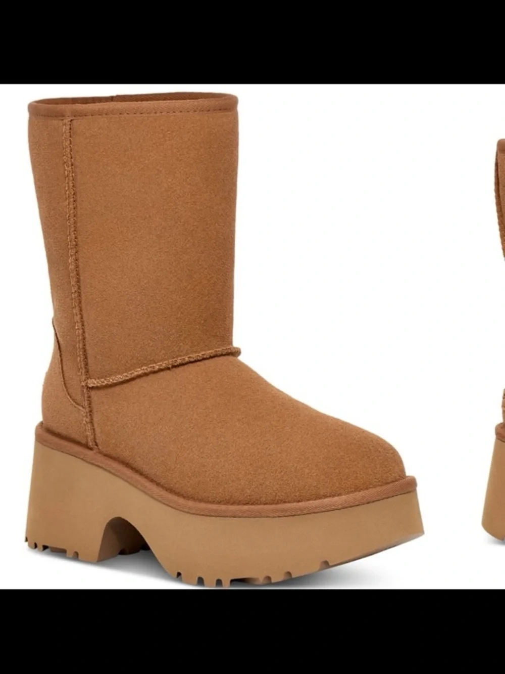 UGG Women's classic short new heights bootie’s size 7